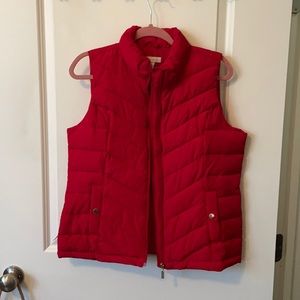 Macy’s Charter Club Red Women’s Vest Medium